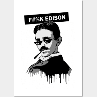 Nikola Tesla Posters and Art